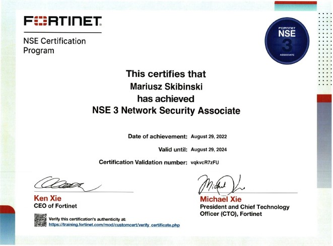 NSE 3 Network Security Professional